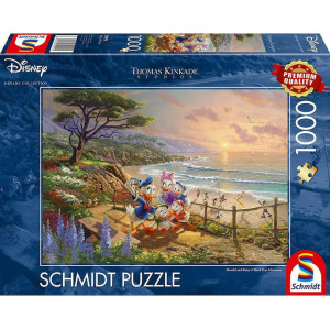 Schmidt Παζλ Disney Donald & Daisy On The Beach 1000τμχ (59951)