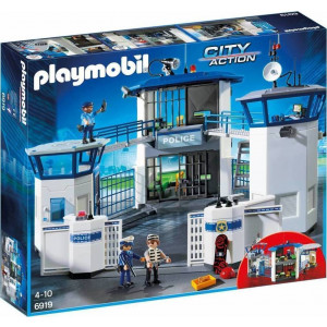 Playmobil Αρχηγείο Αστυνομίας και Φυλακή Ασφαλείας 6919, παιδικό παιχνίδι, narlis.gr