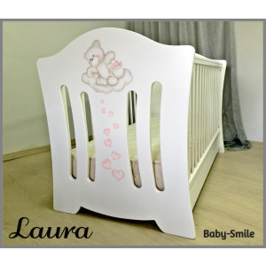Κρεβάτι baby smile Laura Με Ζωγραφιά (Ρωτήστε για την προσφορά) (00299) 